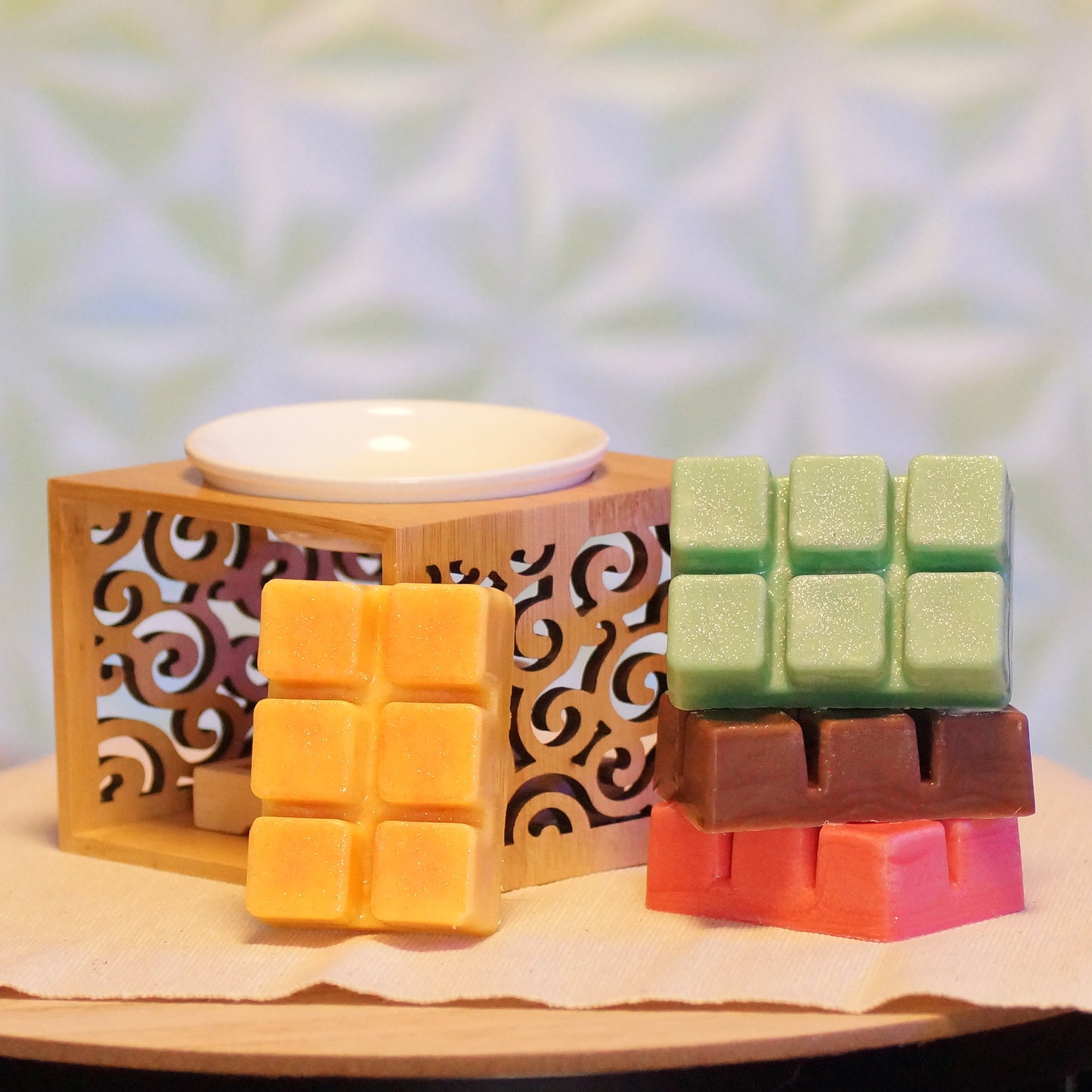 Tablette fondante parfumée Lavande, Camomille, Vanille