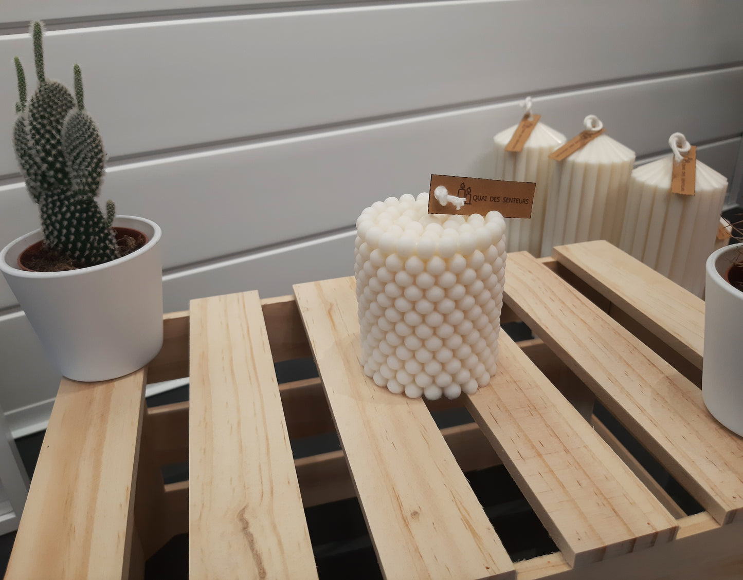 Bougie décorative Nid d'abeilles