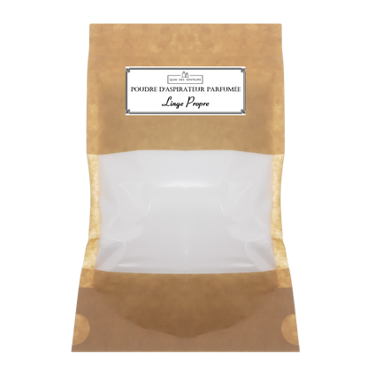 Poudre d'aspirateur parfum Linge propre