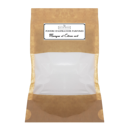 Poudre d'aspirateur parfum Mangue et Citron vert