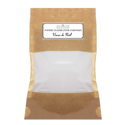 Poudre d'aspirateur parfum Vœu de Noël